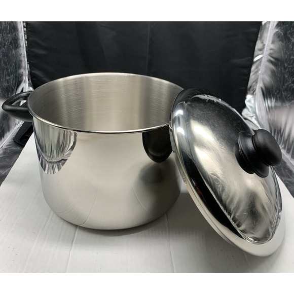Tools Of The Trade 8 Quart Stainless Steel Stockpot Basics w/handles & Lid - Picture 1 of 8